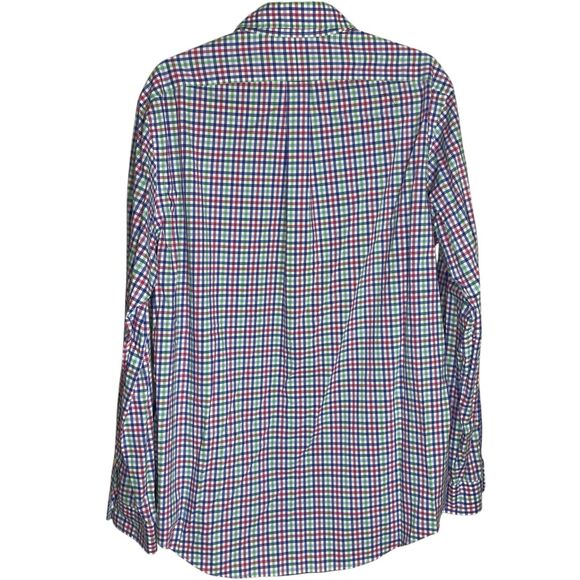 Polo Ralph Lauren Shirt Mens Large Colorful Button Down Plaid Long Sleeve Preppy - Picture 4 of 13